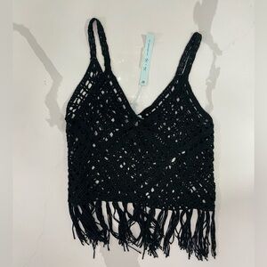 She + Sky Crochet Top